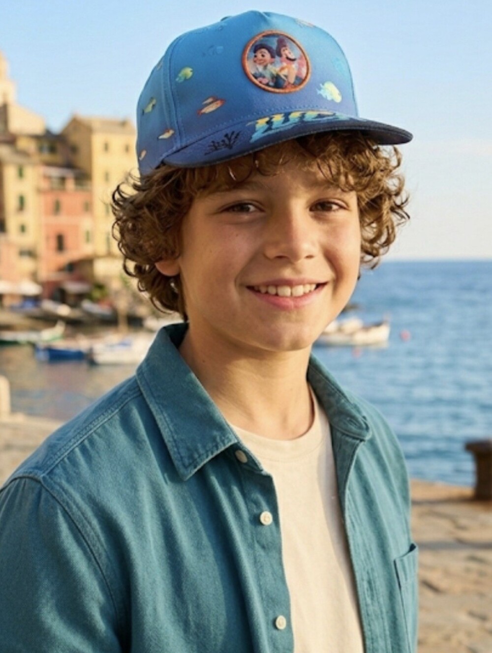 Disney Pixar Luca Blue Kids Baseball Cap